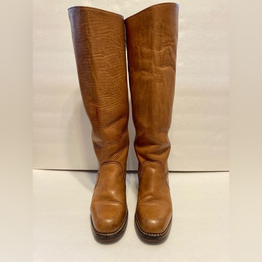 Vintage Bort Carleton Tan Leather Campus Boho Boots